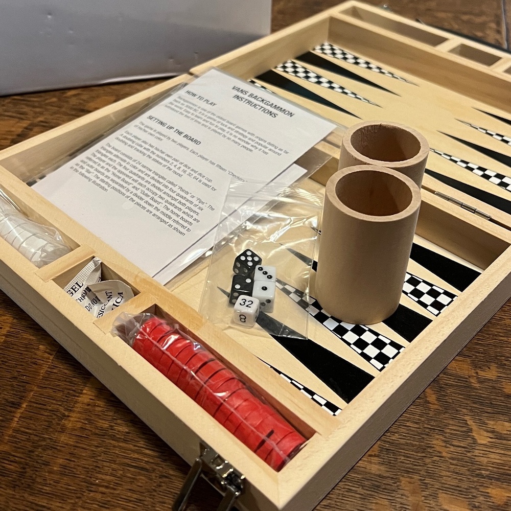 VANS Backgammon game
